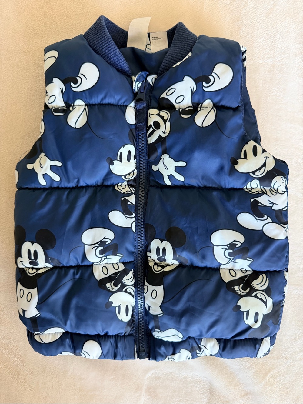 H&M x Disney Mickey Mouse Puffer Vest – 18 Months